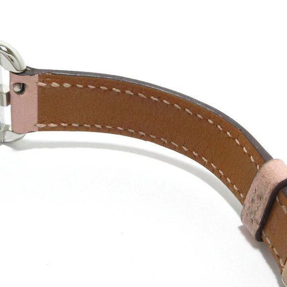 Auth HERMES Cape Cod Double Tour CC1.233 3****** Silver x Pink x Diamond Pink - Picture 8 of 11